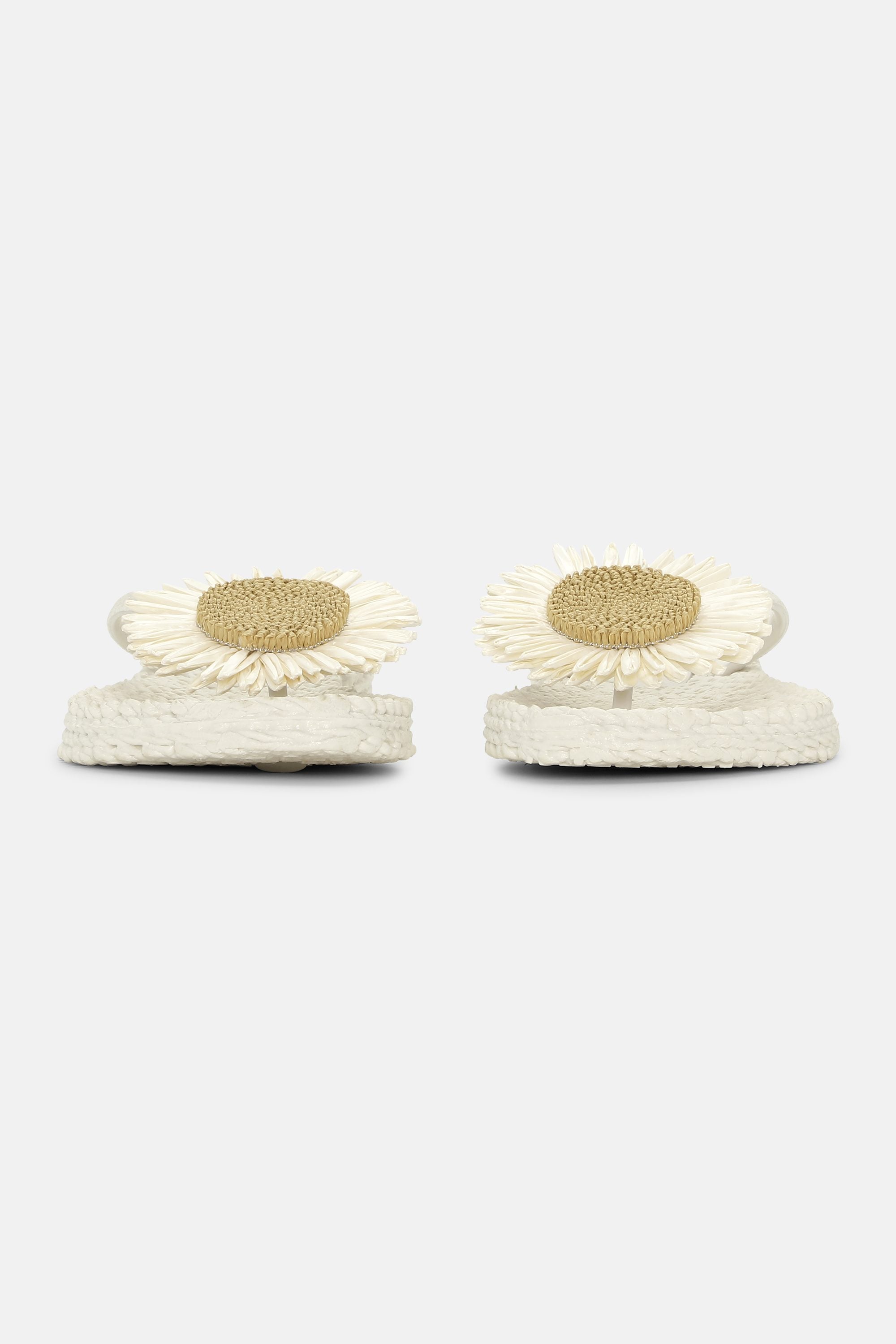Flip-flops Blomst - Creme